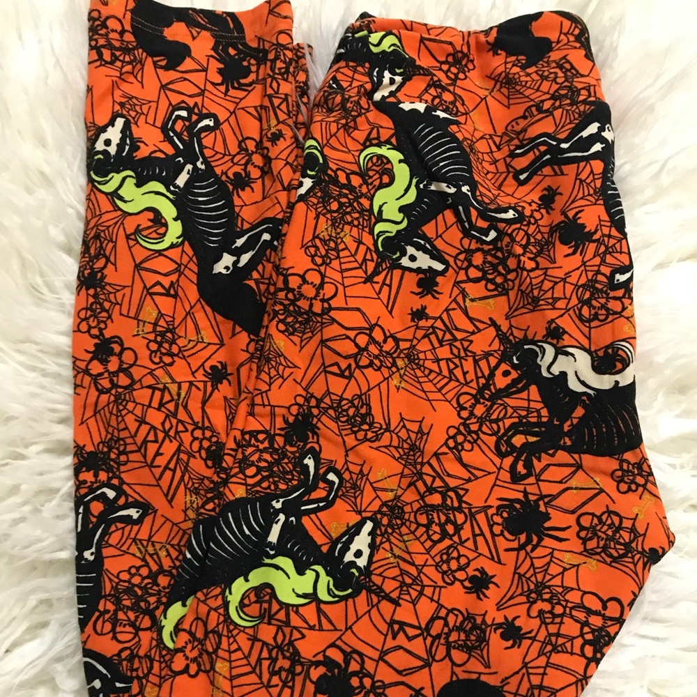 LuLaRoe Halloween unicorn legging OS